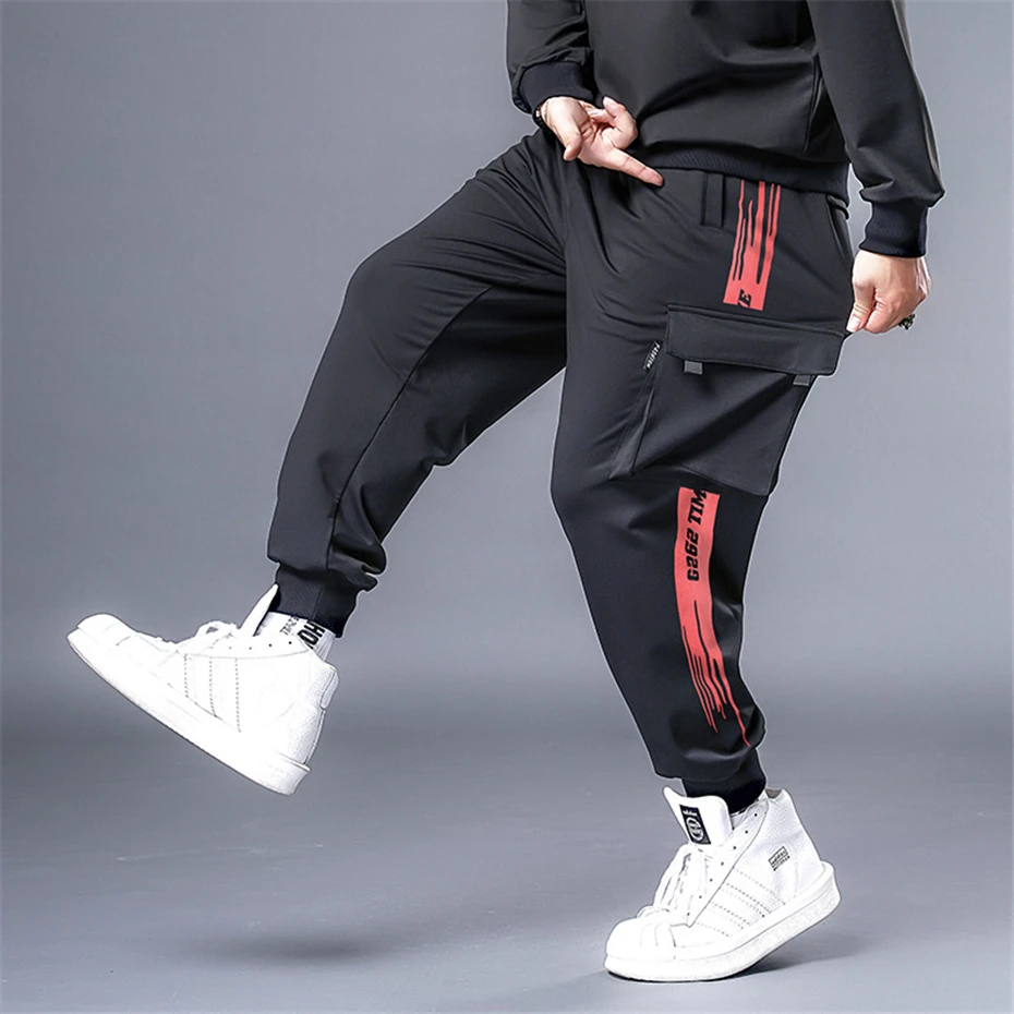 Techwear Red Zone Cargo Pants