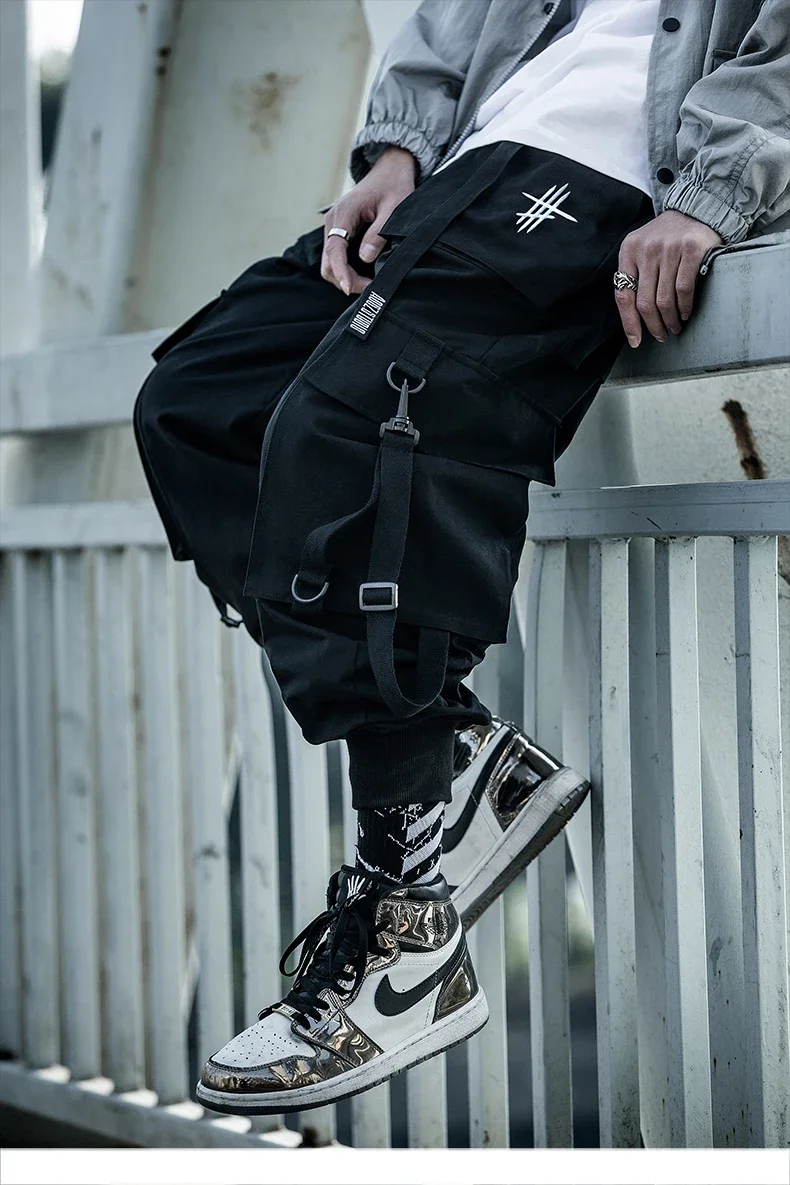 Techwear Paratrooper Pants