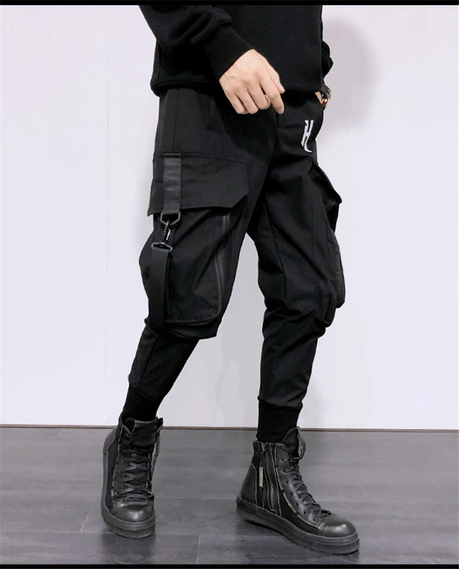 Techwear Tactical Slim Fit Cargo Pants