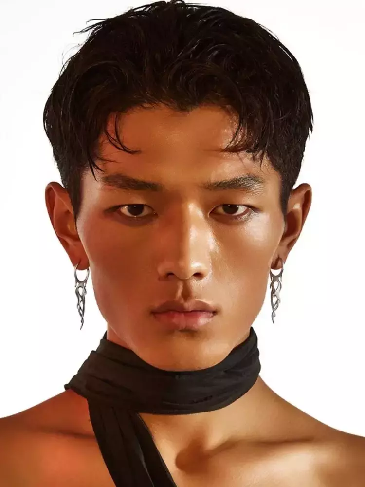 Techwear Flame Earrings