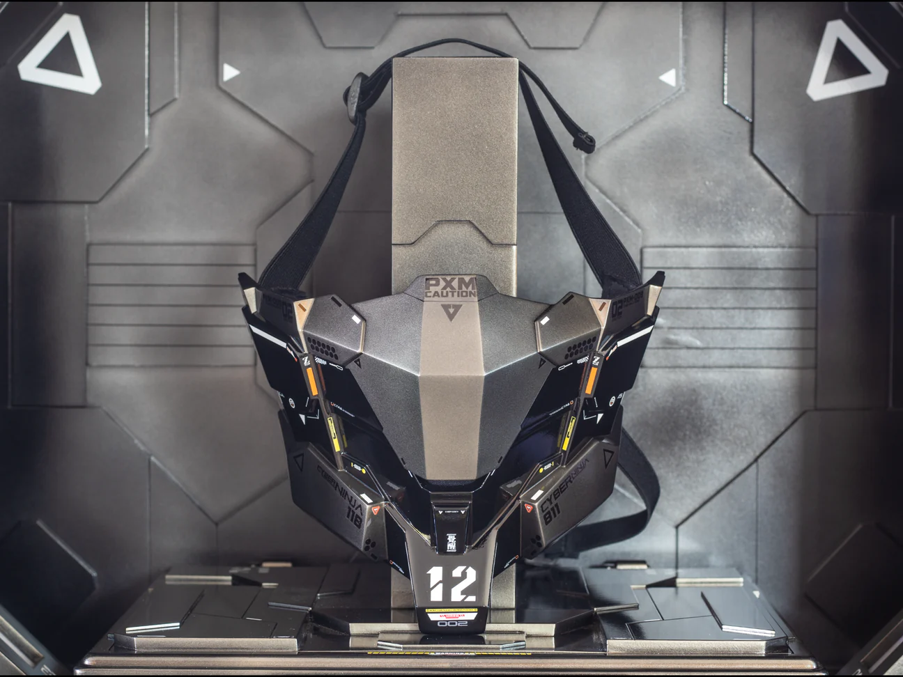 Techwear Gray Cyberpunk Mask