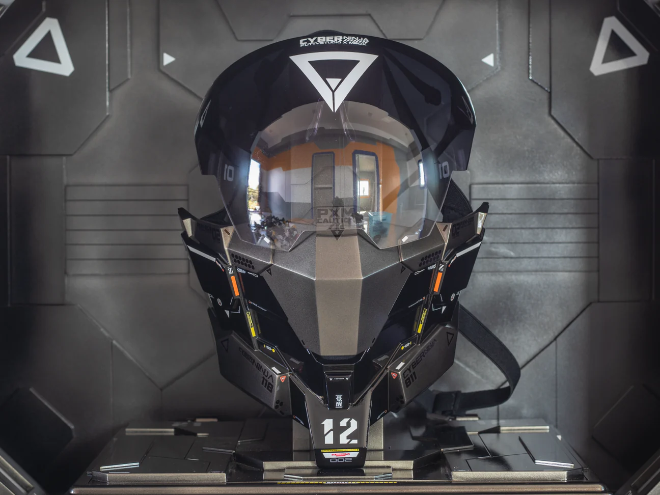 Techwear Gray Cyberpunk Mask