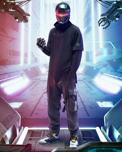 Techwear Cyberpunk Cargo Pants