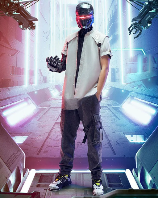 Techwear Cyberpunk Cargo Pants