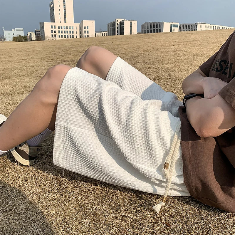 Fashion Sagging  Straight Shorts