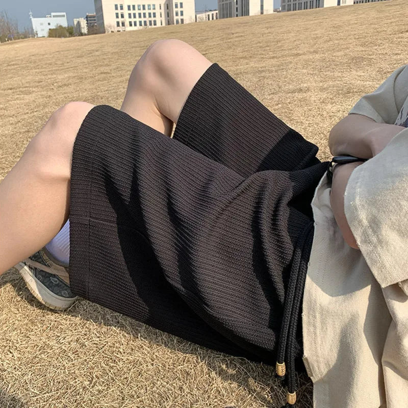 Fashion Sagging  Straight Shorts