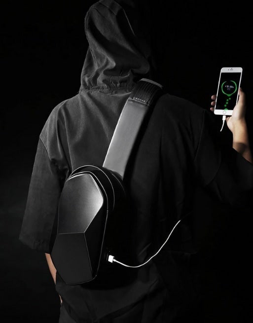 Techwear futuristic bag