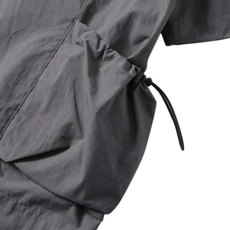 Techwear Grey cargo shirt