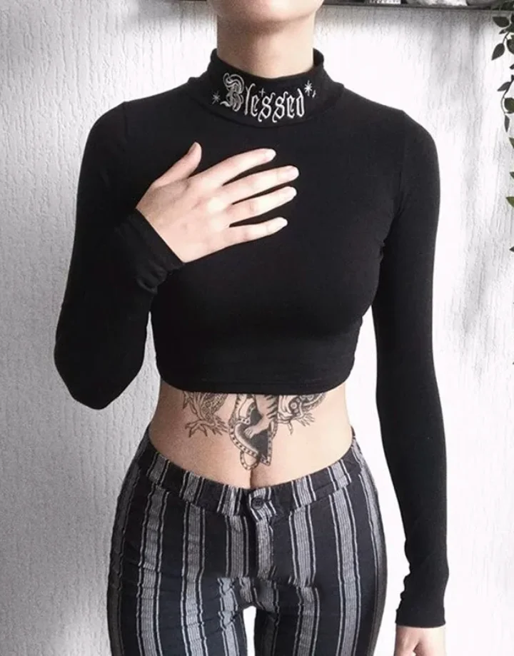 Techwear Harajuku Crop Top