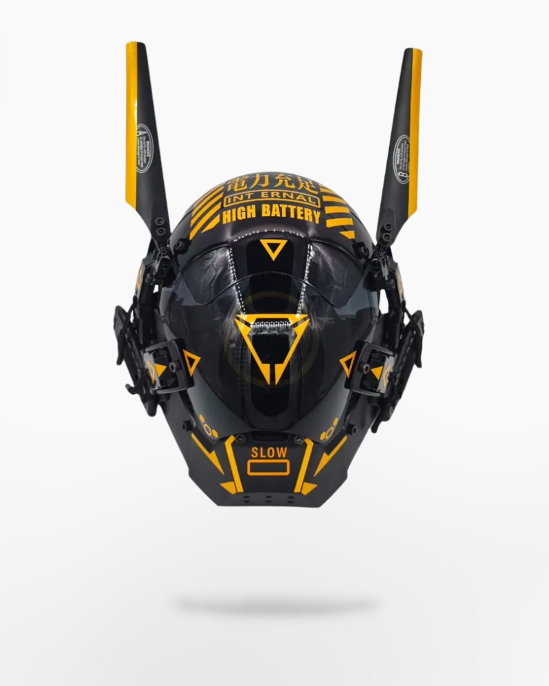 Techwear Cyberpunk High Battery Helmet