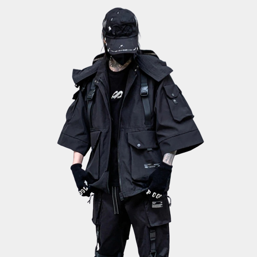 Hooded Techwear Jacket