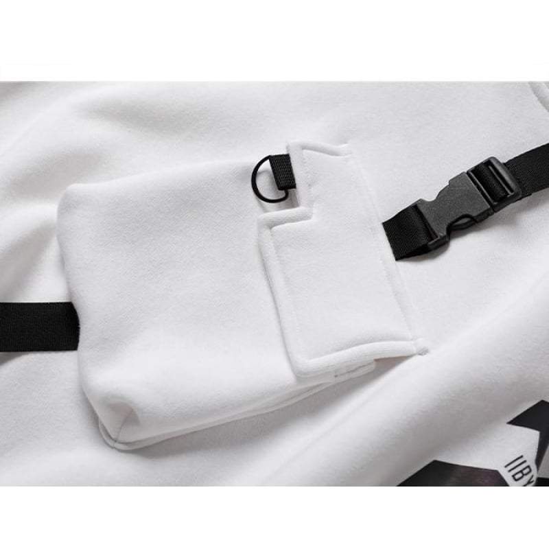 Techwear Hoodie with Headphones