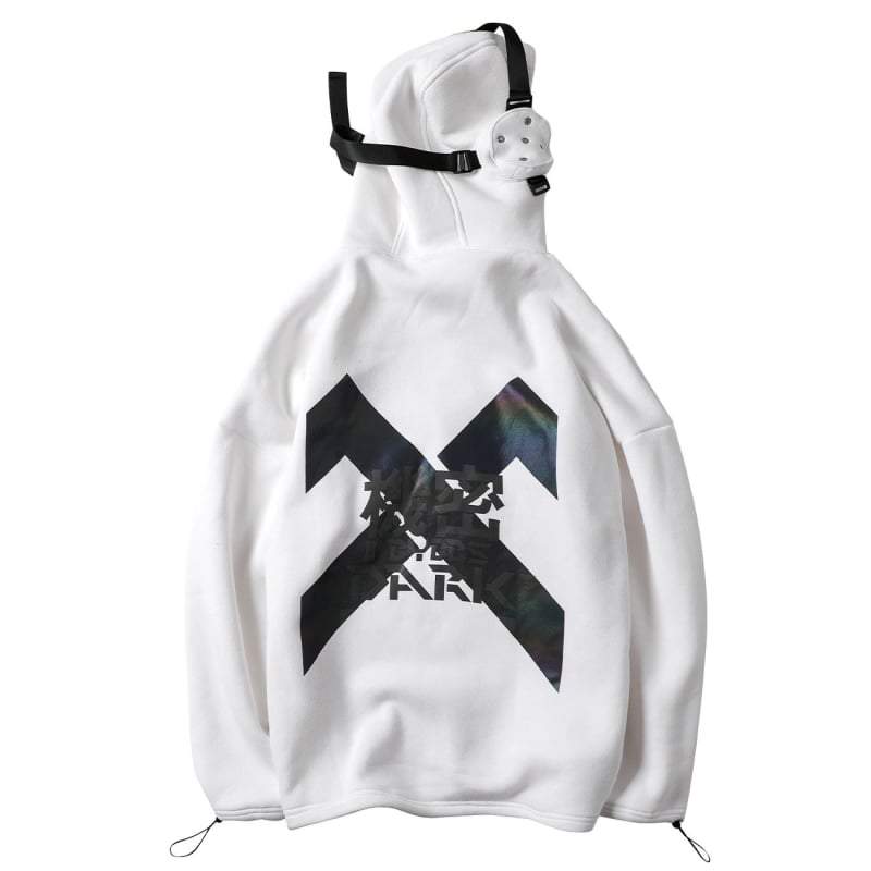 Techwear Hoodie with Headphones