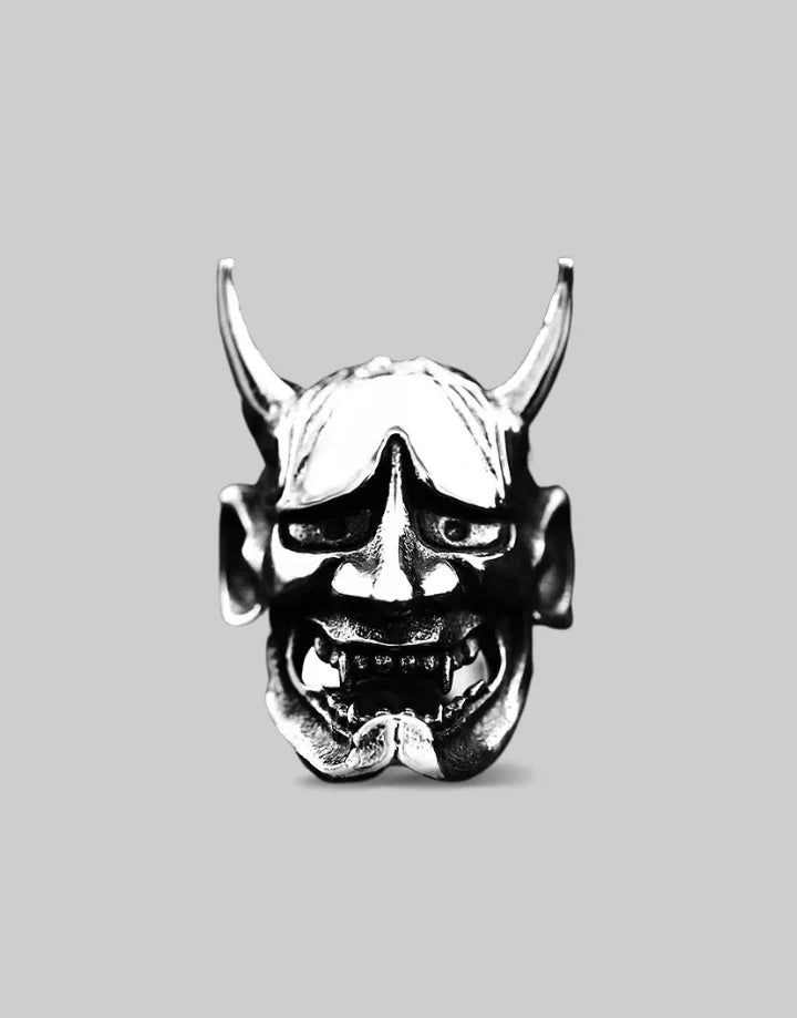 Techwear Japanese Demon Ring