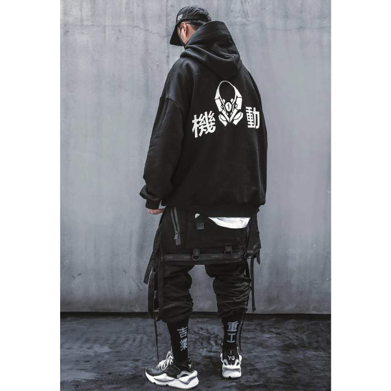Techwear Japanese Punk Hoodie