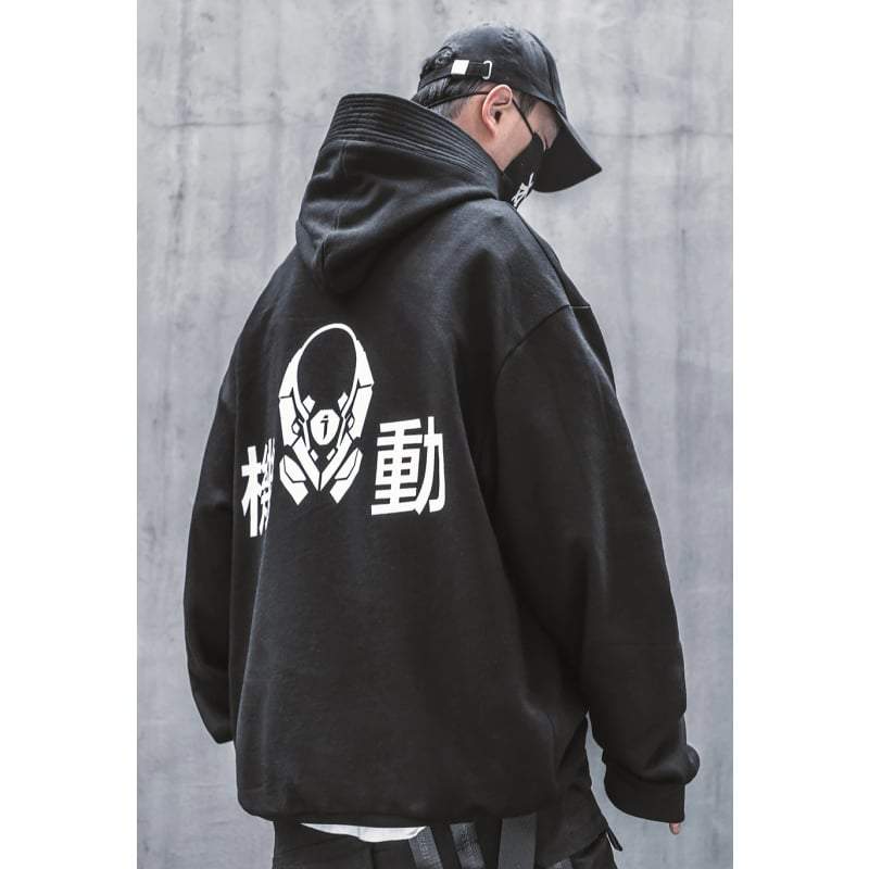 Techwear Japanese Punk Hoodie