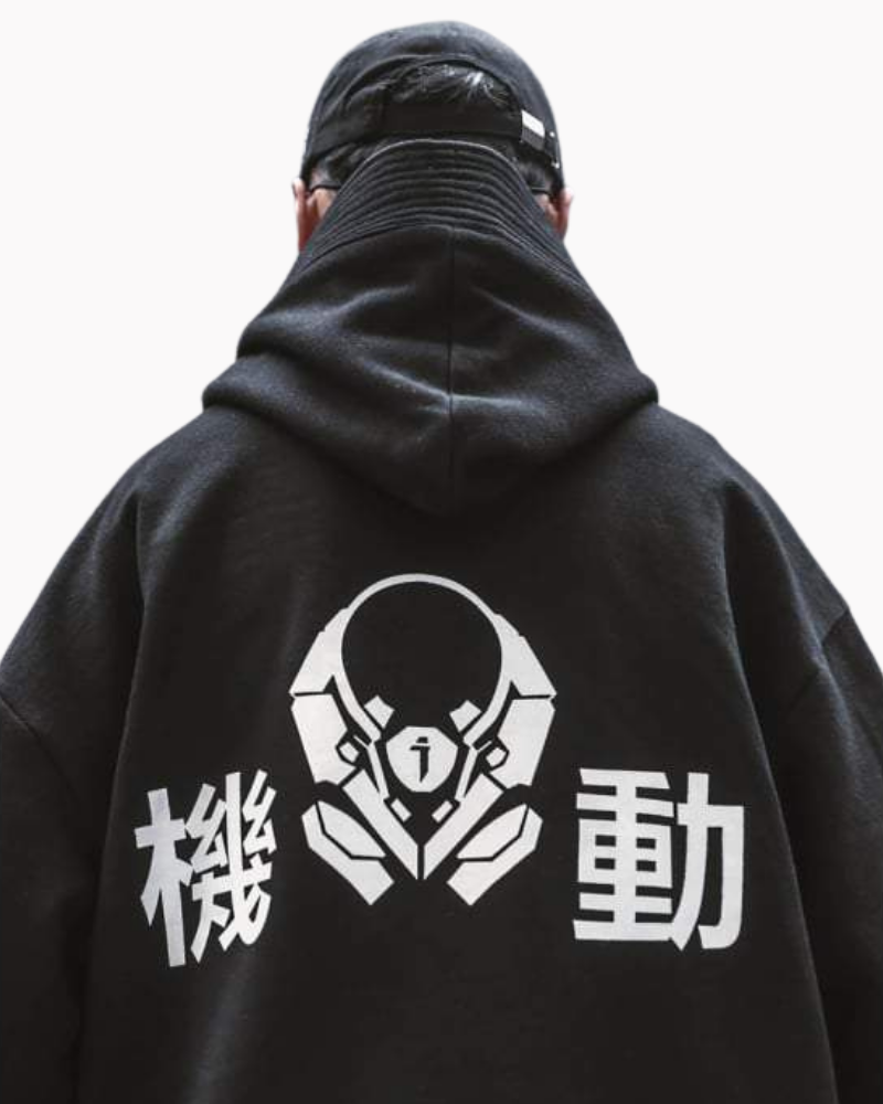 Techwear Japanese Punk Hoodie
