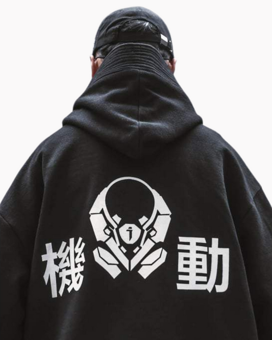 Techwear Japanese Punk Hoodie