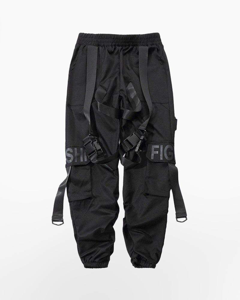 Techwear Joggers with Straps