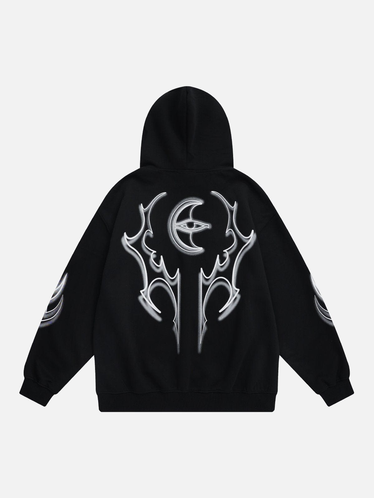 Blurring Print Hoodie