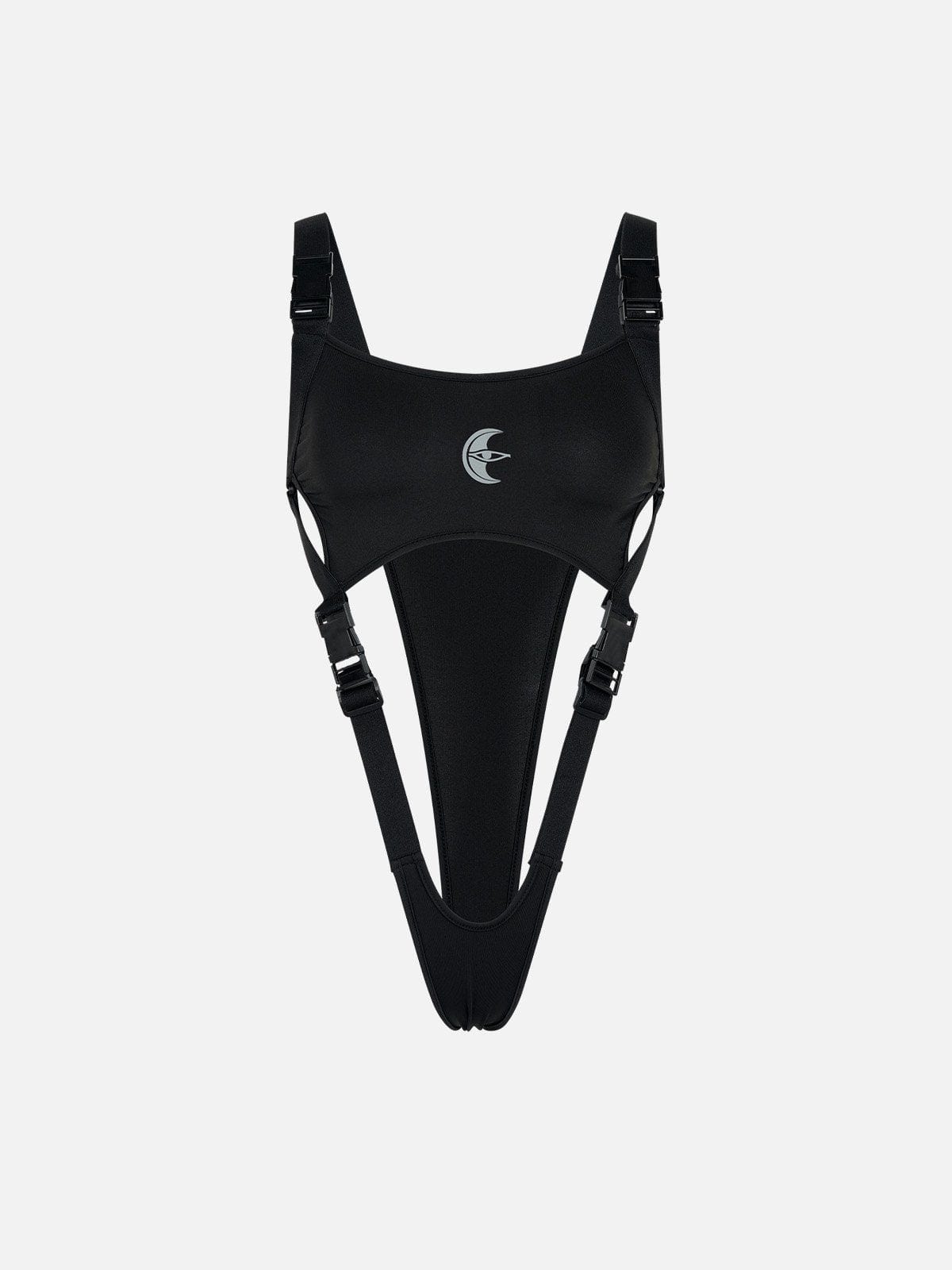 Woven Ribbon Cut-Out Bodysuit