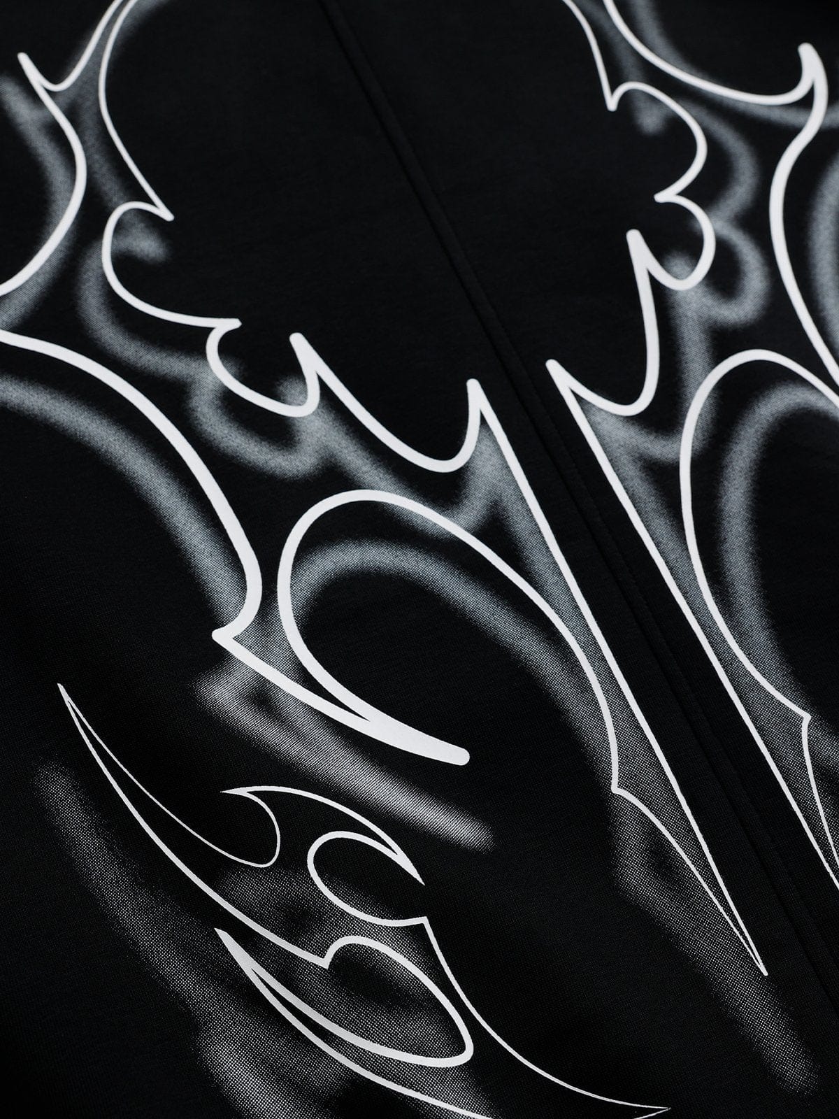 Blurring Print Hoodie
