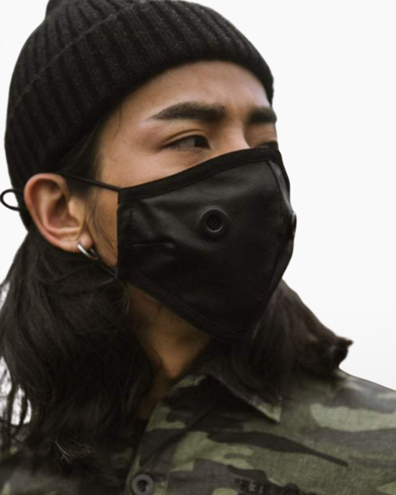 Techwear Leather Half-Face Mask