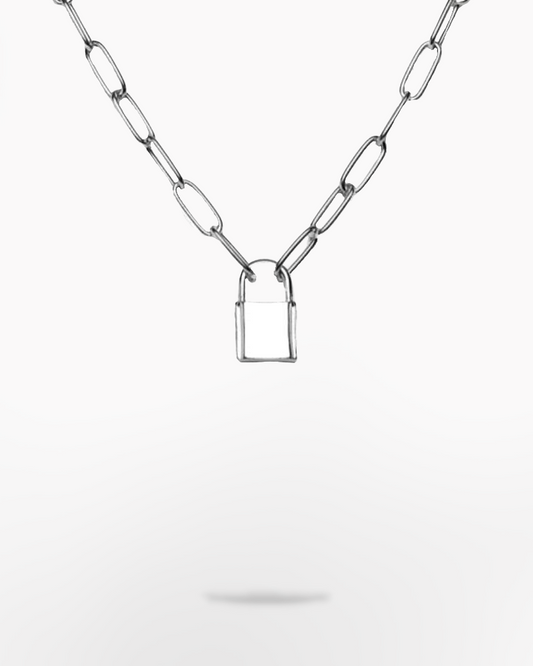 Techwear Lock Necklace Chain