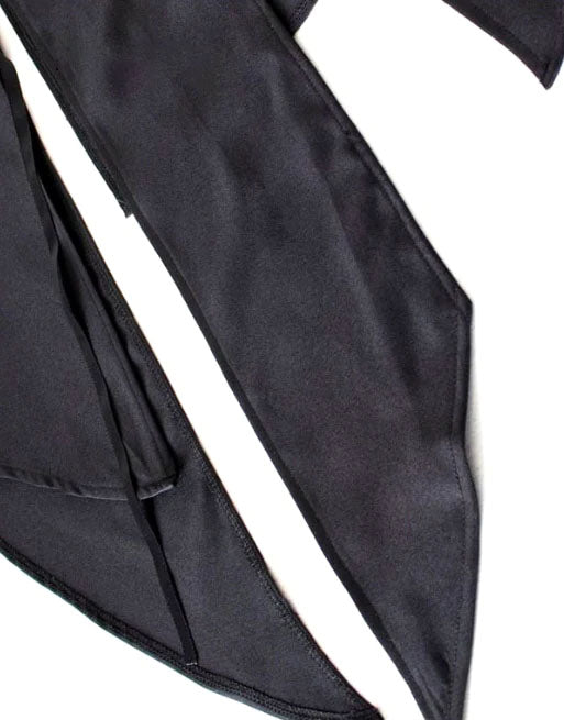 Long Black Techwear Jacket