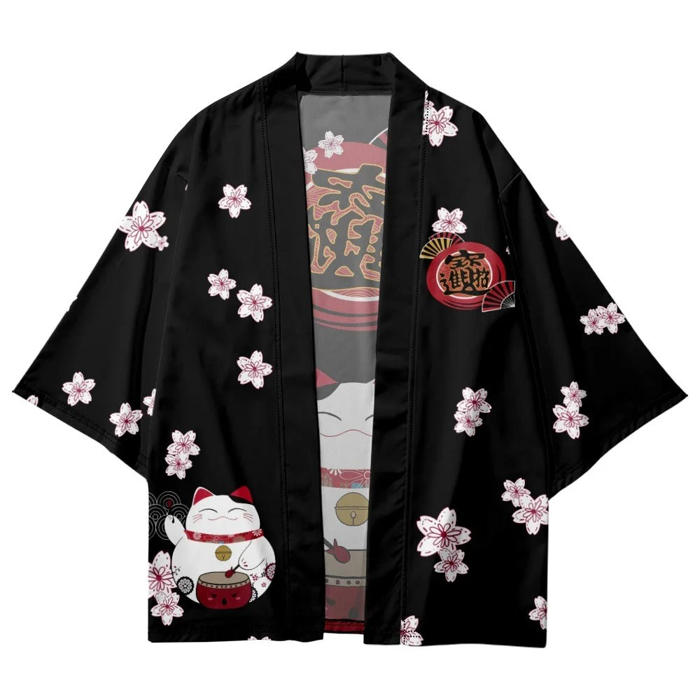 Techwear Kimono Women Neko