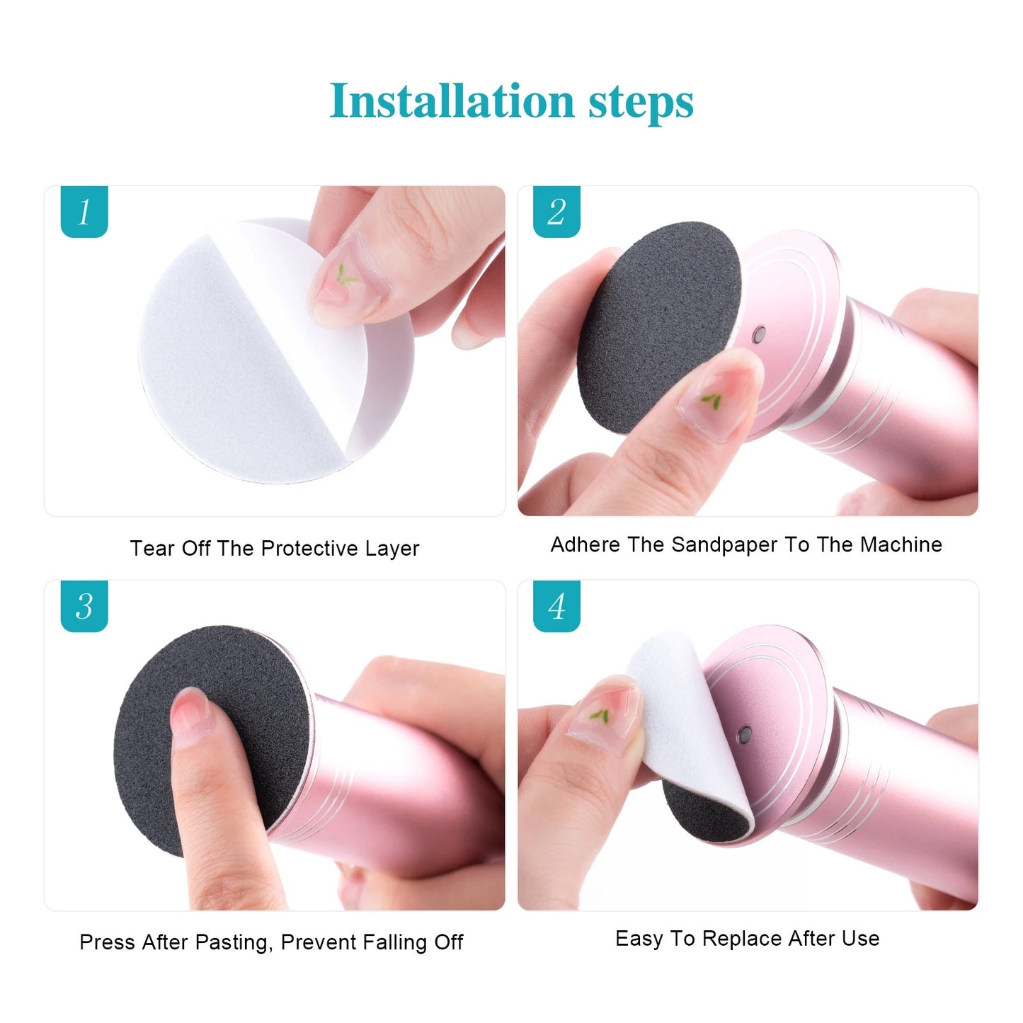 HeelLux Replacement Sanding Discs – 60-Pac