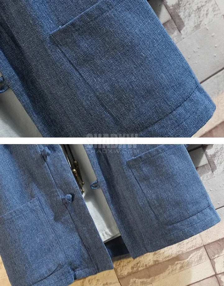 Jeans-Kimono für Herren