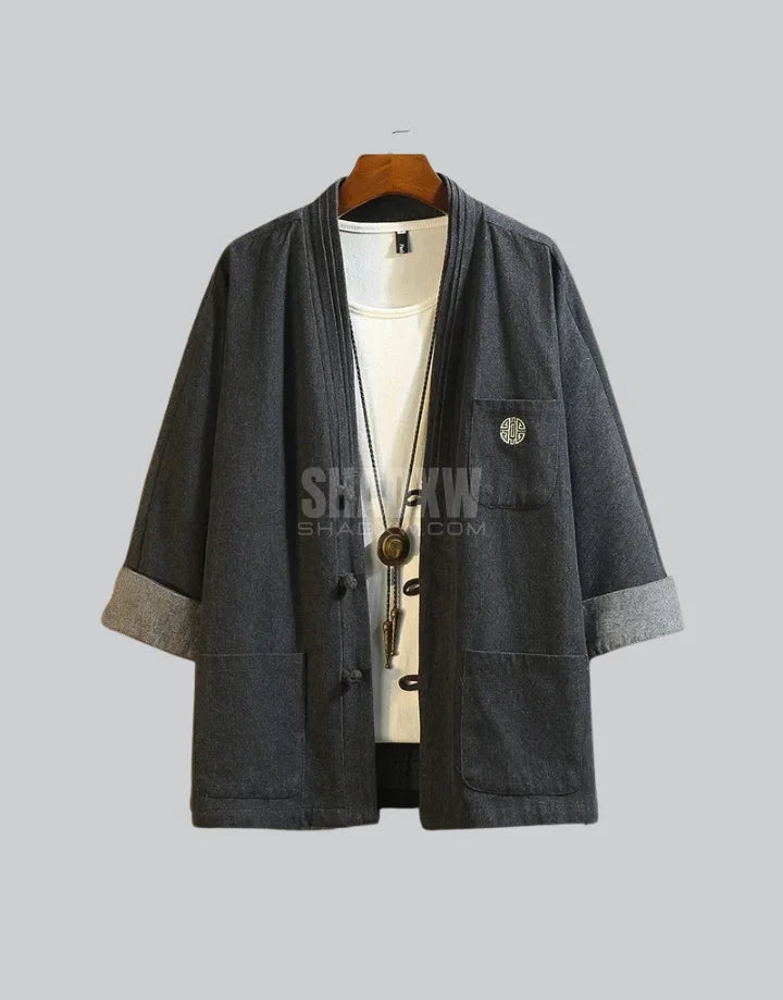 Jeans-Kimono für Herren