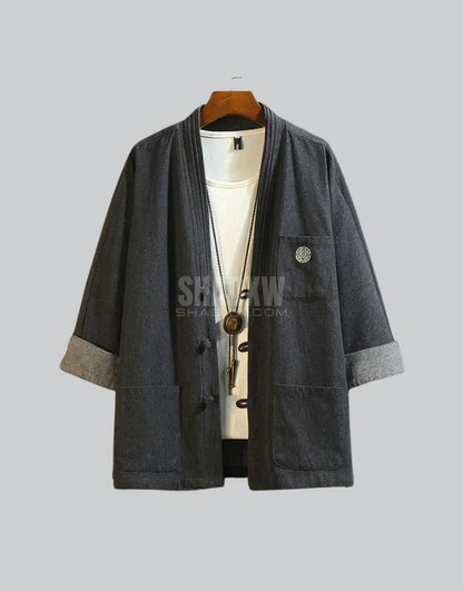 Jeans-Kimono für Herren