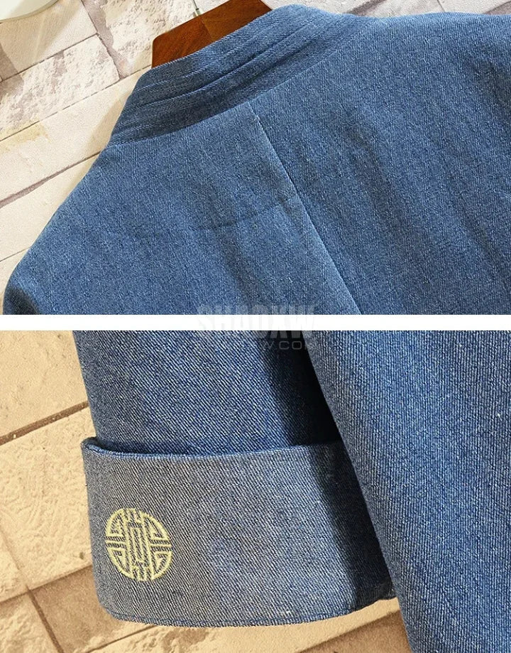 Jeans-Kimono für Herren