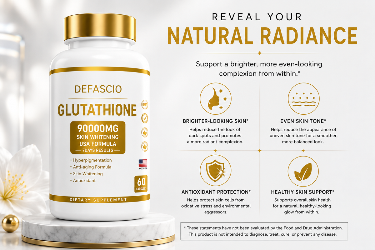 1500mg Glutathione Skin Brightening Complex
