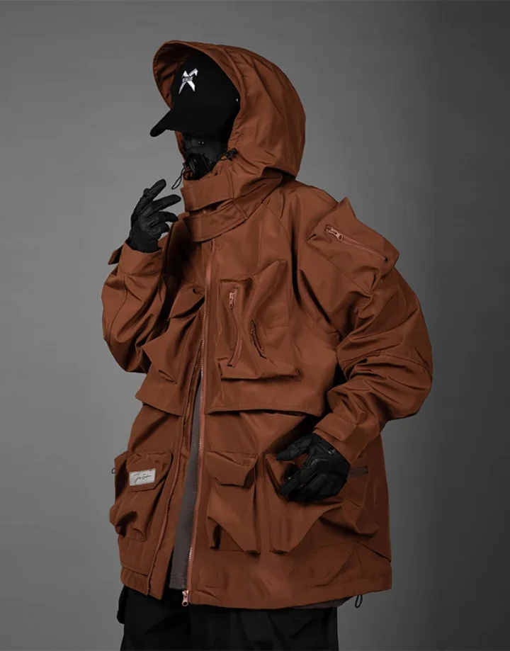 Techwear Orange Jacket