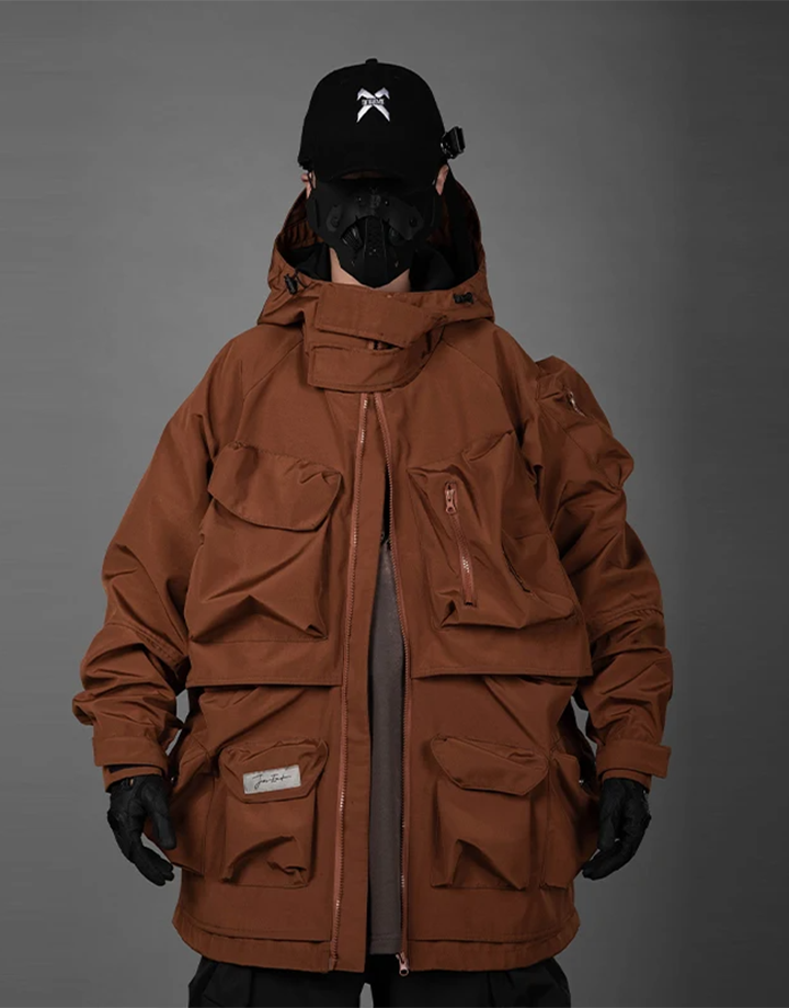 Techwear Orange Jacket