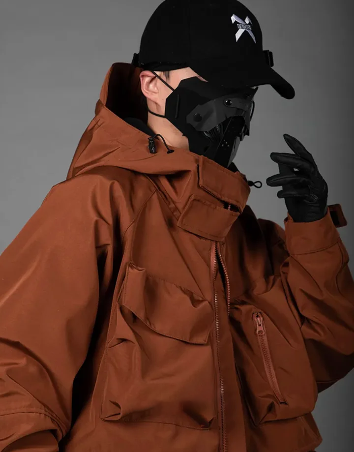Techwear Orange Jacket