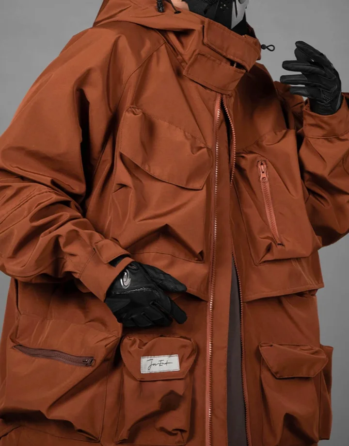 Techwear Orange Jacket