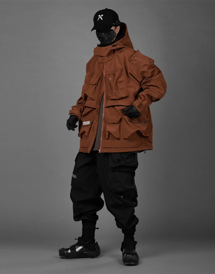 Techwear Orange Jacket