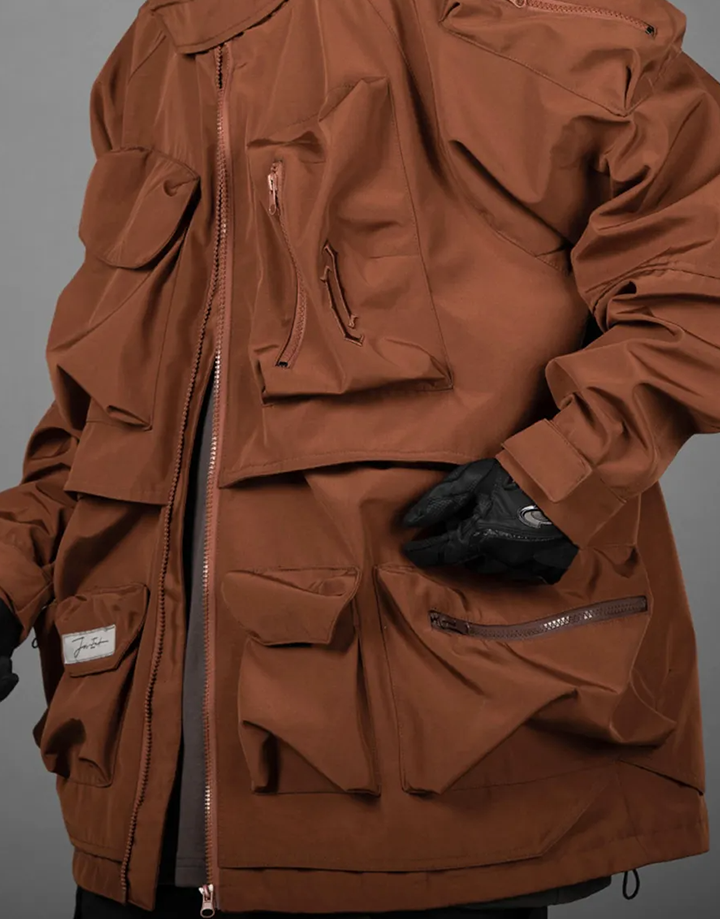 Techwear Orange Jacket