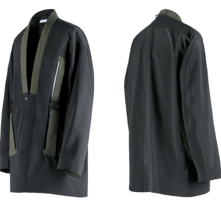 Green Techwear Kimono