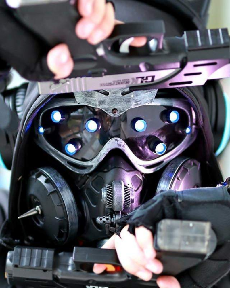 Techwear Sci-Fi Cyberpunk mask