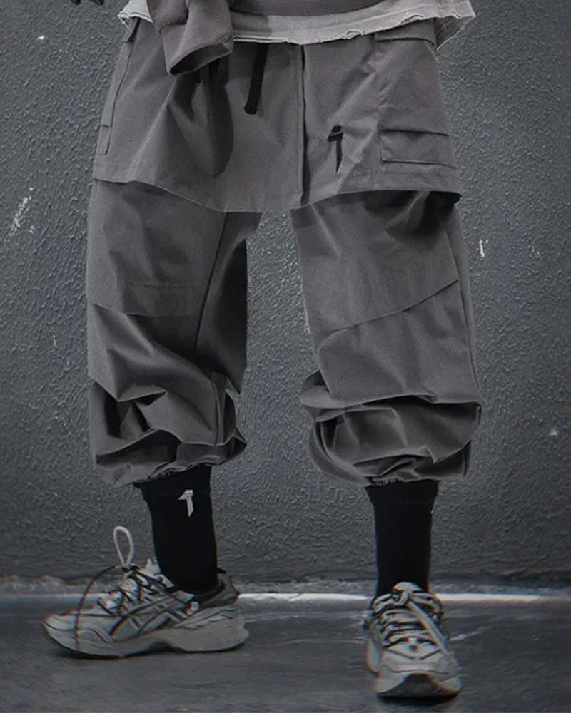 Techwear Tactical Skirt Pants