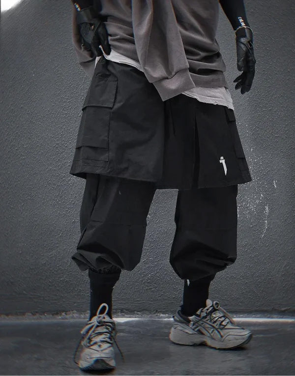 Techwear Tactical Skirt Pants