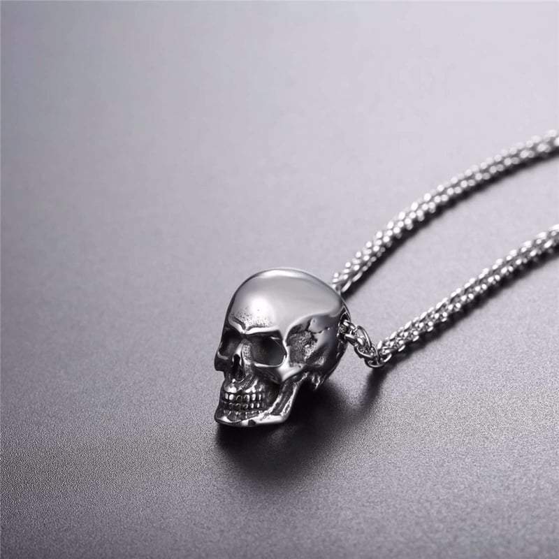 Techwear Skeleton necklace