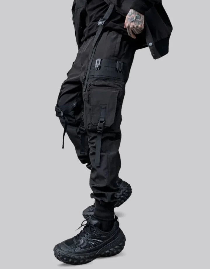Techwear Slim Tactical Cargo Pants