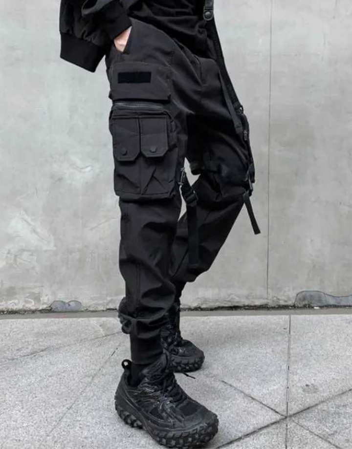 Techwear Slim Tactical Cargo Pants