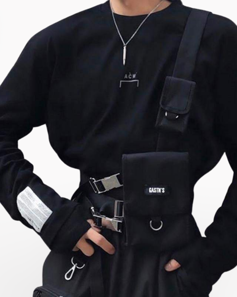 Techwear Small Chest Bag